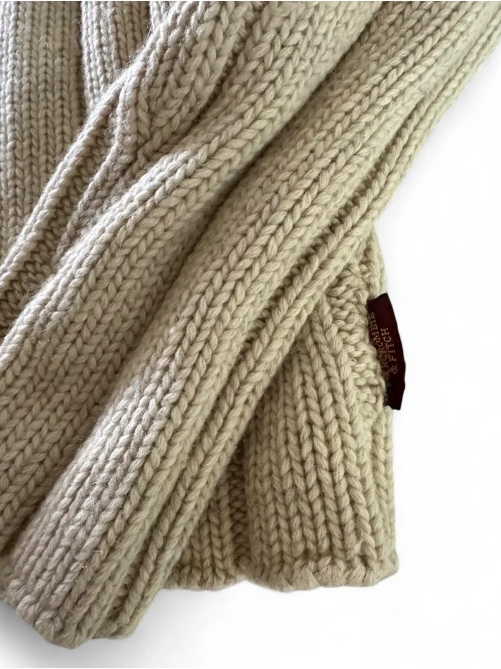 Vintage Abercrombie & Fitch Men's Ribbed V-Neck Sweater Size Small